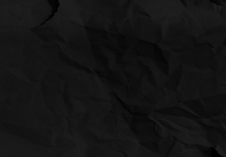PSD papel arrugado negro realista