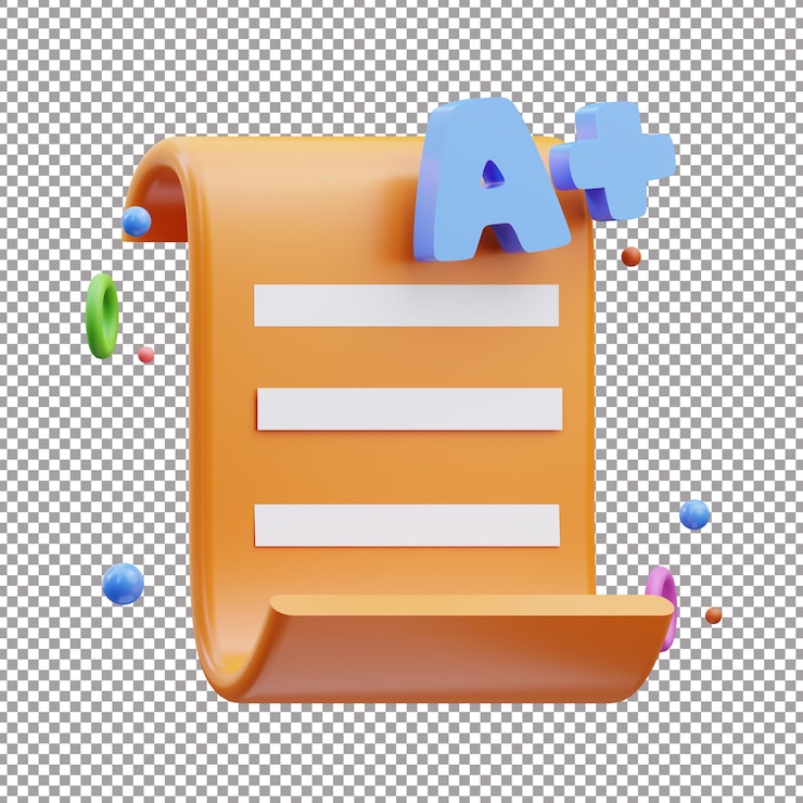 PSD papel con una calificación superior
