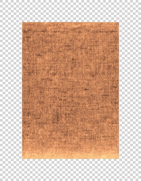 Papel para carteles aislados sobre fondo transparente