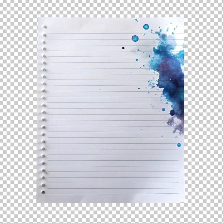 PSD un papel con un lápiz