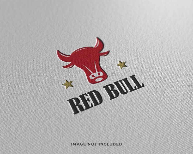 PSD papel pressionado logotipo maquete