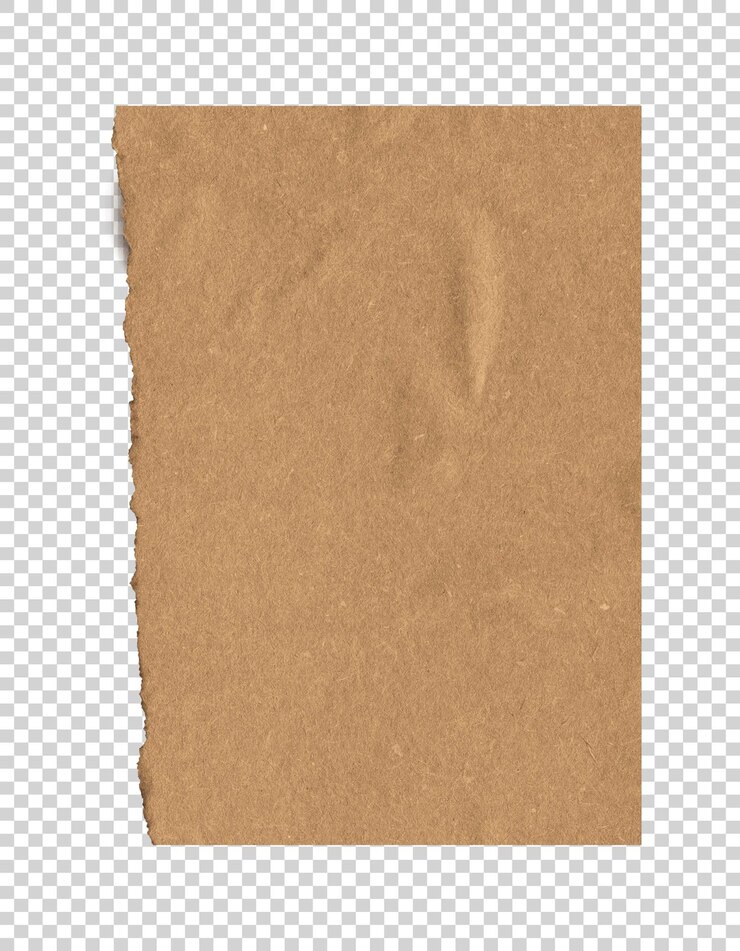 PSD papel roto de psd en un fondo transparente