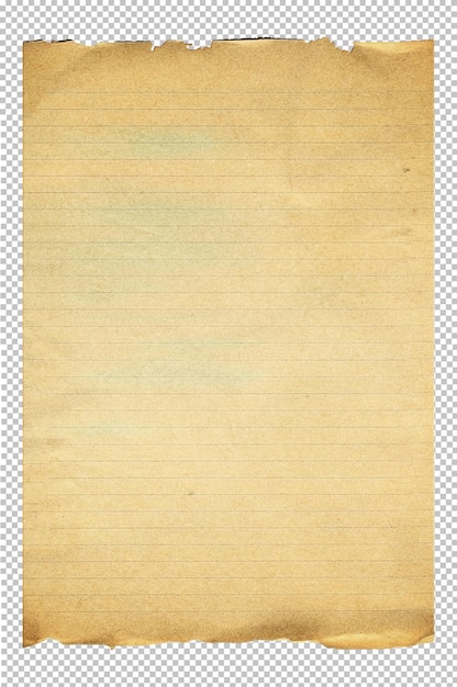 PSD papel vintage con textura envejecida y bordes rasgados envejecidos cubierta de libro de cartón marrón rústico