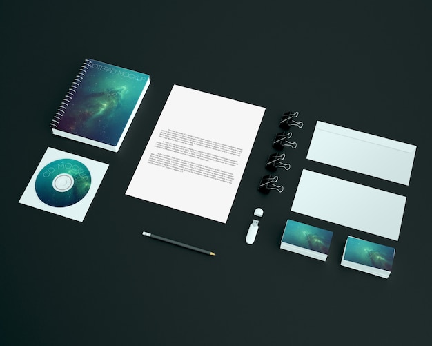 Papelaria mock up