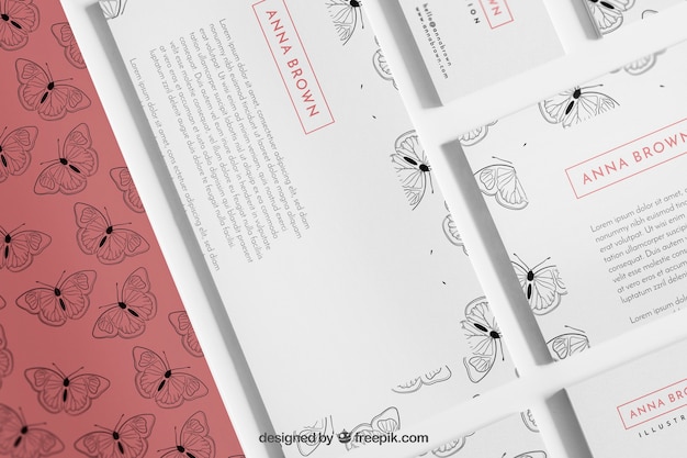 Papelaria mock up