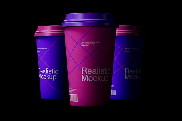 PSD paper cup mockup