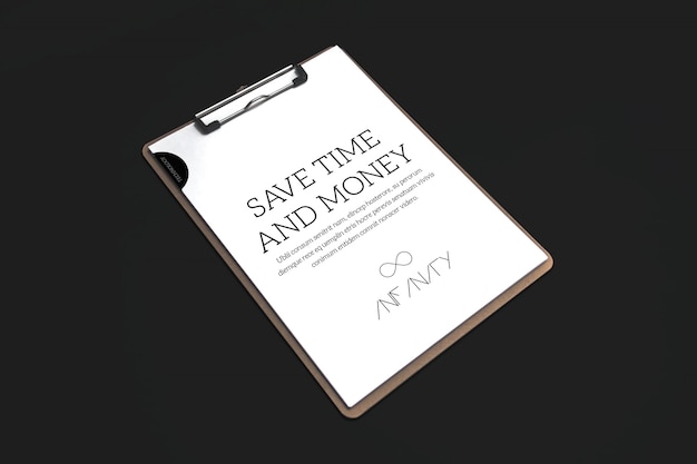 Paper mock up design