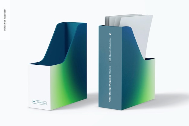 Paper Storages Magazine Mockup