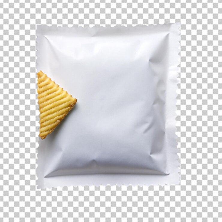 PSD un papier d'aluminium vide et un sac en plastique pour les collations