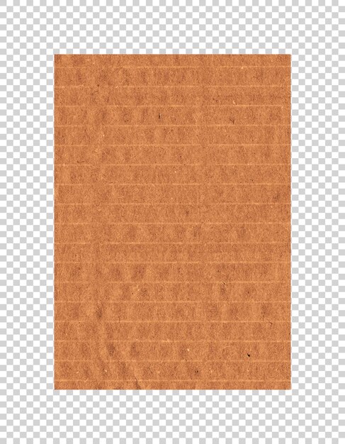 PSD papier brun psd sur fond transparent