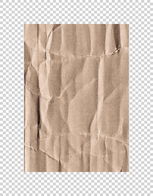 PSD papier brun psd sur fond transparent