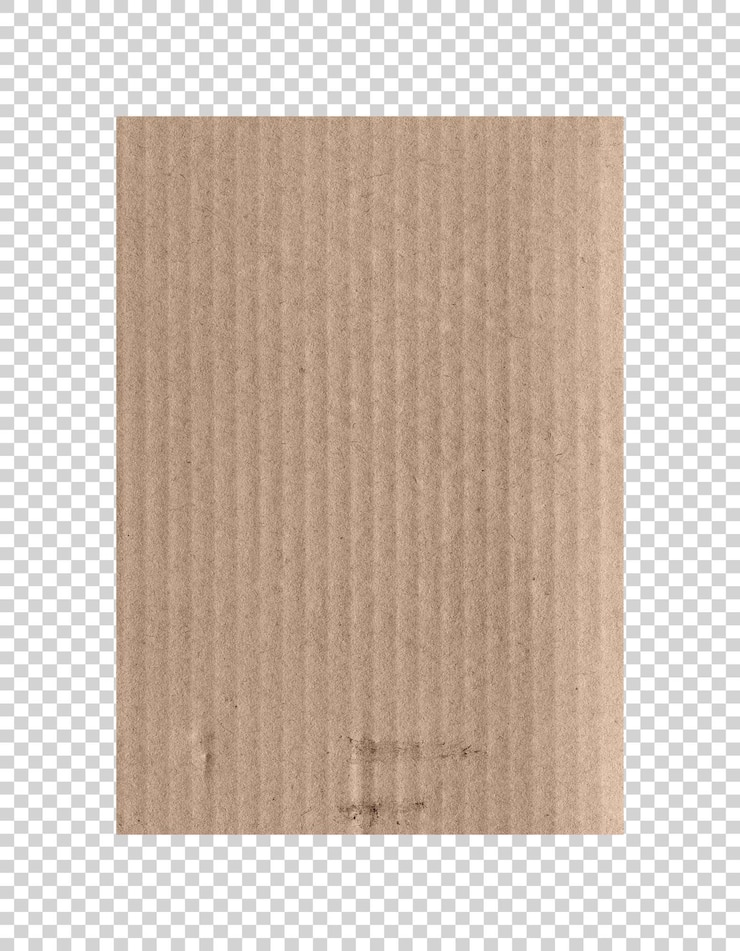 PSD papier brun psd sur fond transparent