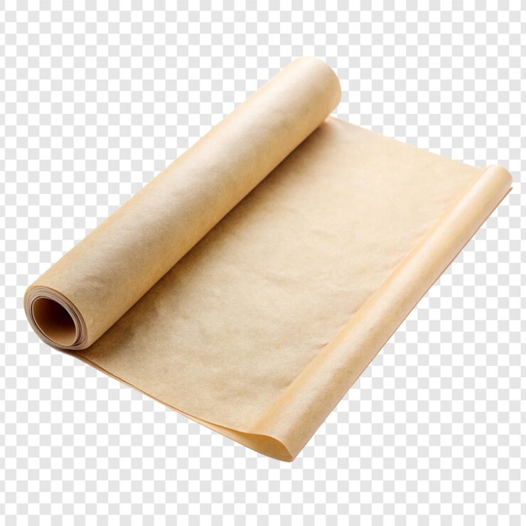 PSD papier de cuisson isolé sur fond transparent