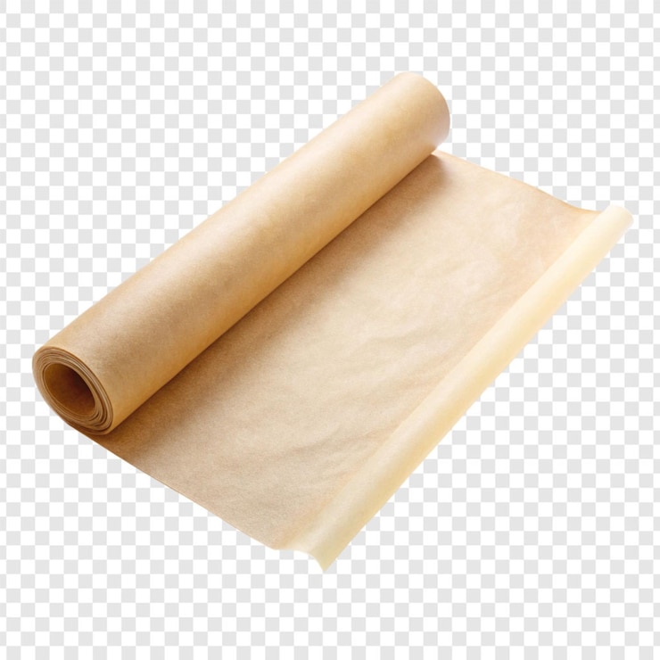 PSD papier de cuisson isolé sur fond transparent