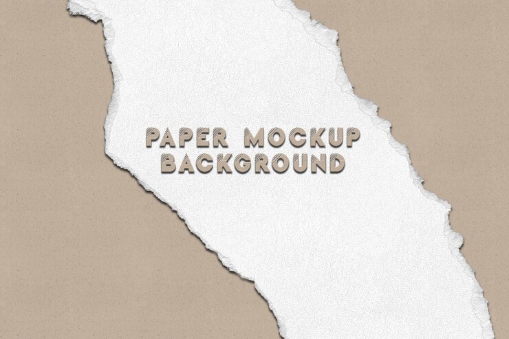 Papier déchiré. Arrière-plan de conception de maquette de papier