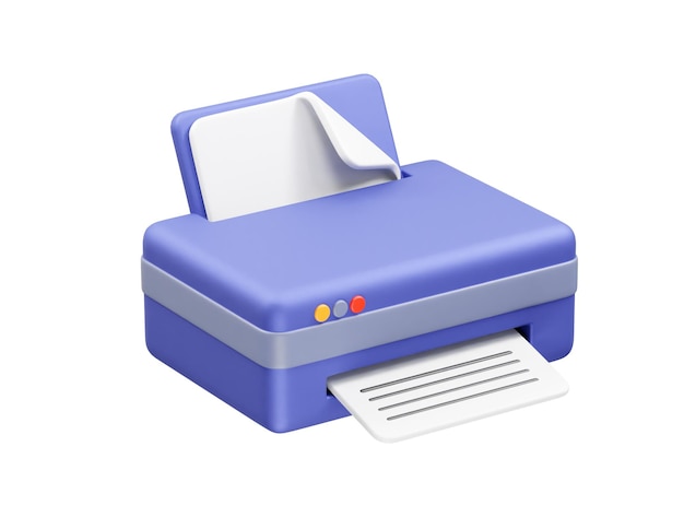 Papier-Drucker-Ikonen