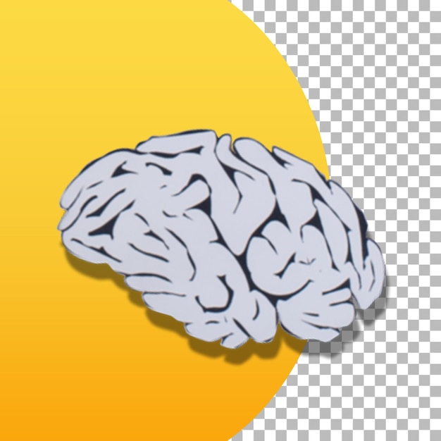 Papier jouet cerveau pour le concept de l'éducation