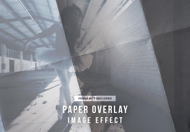 Papier-overlay-bildeffekt