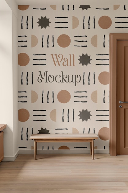 Papier peint pour le salon de style boho