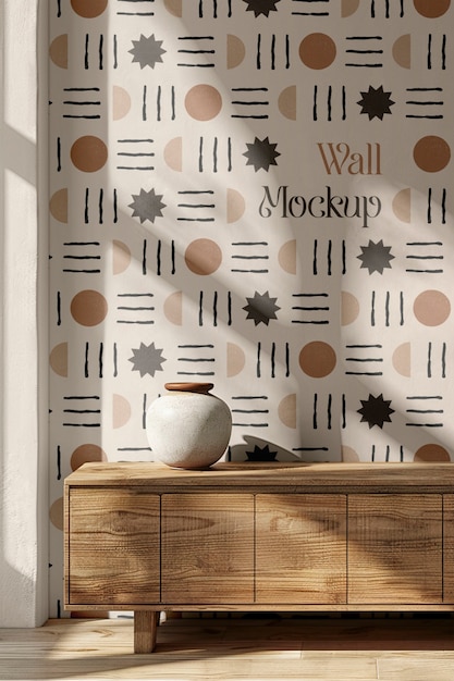 Papier peint pour le salon de style boho
