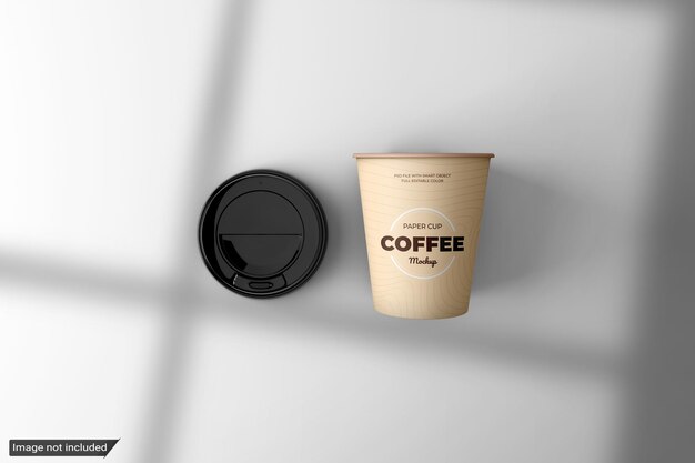 Papierbecher Kaffeemockup