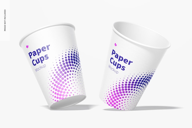 Papierbecher-Mockup