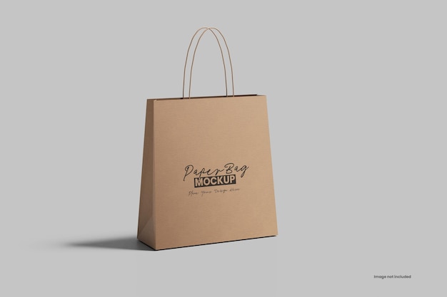 Papierbeutel Mockup