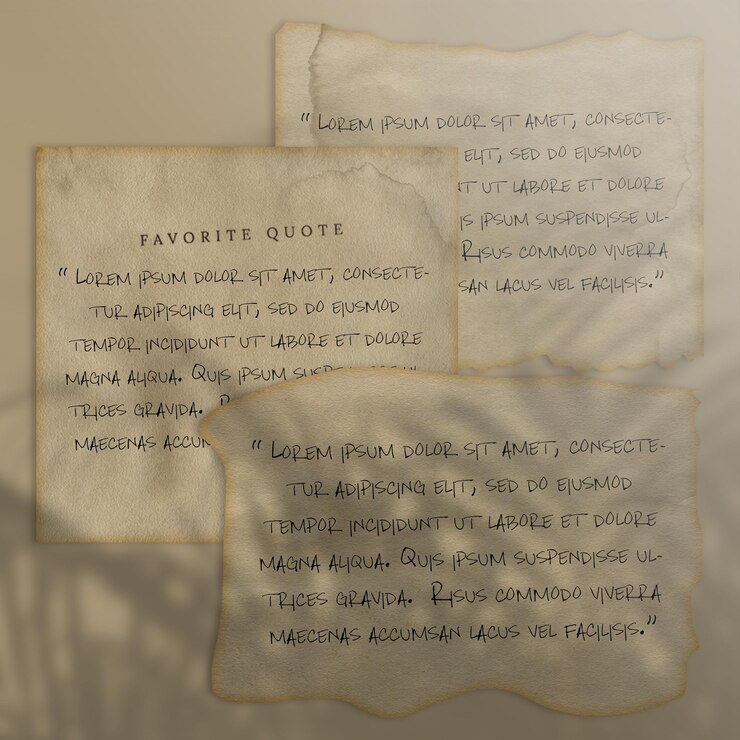 PSD papiernotiz-modell