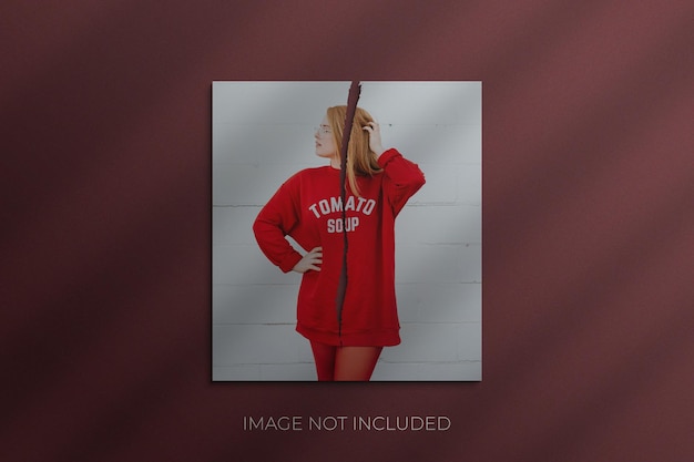 Papierrahmen Fotomodell Premium Psd