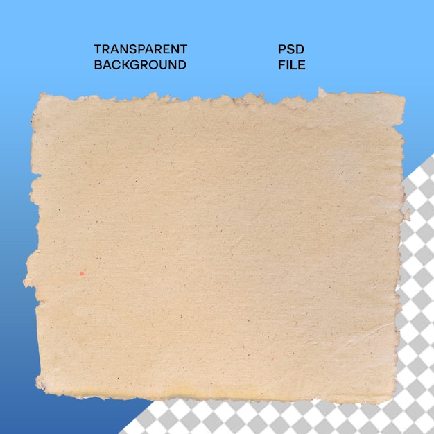 Papiertexturen für Plakate und Banner auf isoliertem transparenten Hintergrund