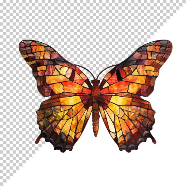 Papillon Isolé Réaliste