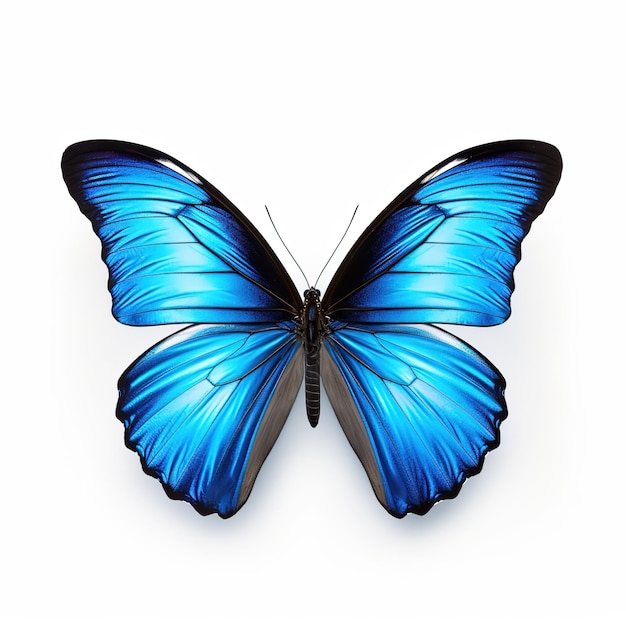 Le Papillon Tropical Bleu