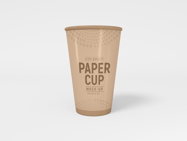 Pappbecher-branding-mockup zum mitnehmen