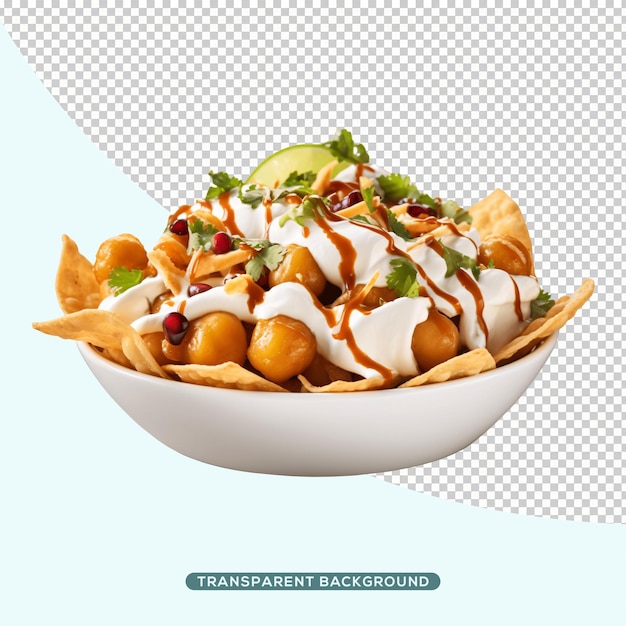 PSD papri chaat comida indiana