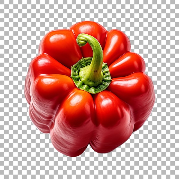 PSD paprika sur fond transparent