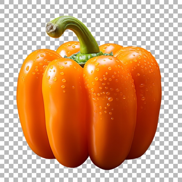 PSD paprika sur fond transparent