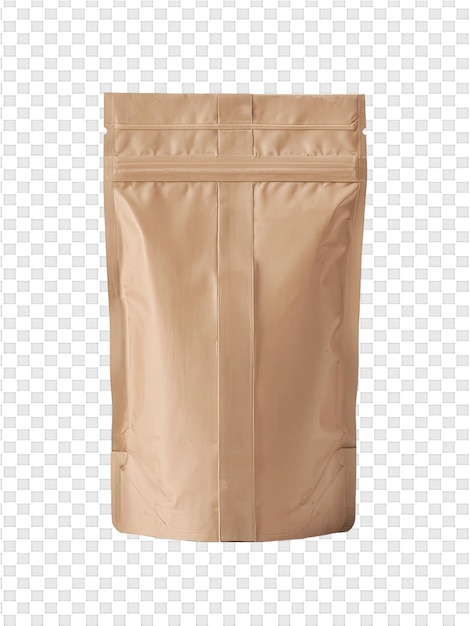 PSD un paquet brun avec un sac brun sur un fond transparent