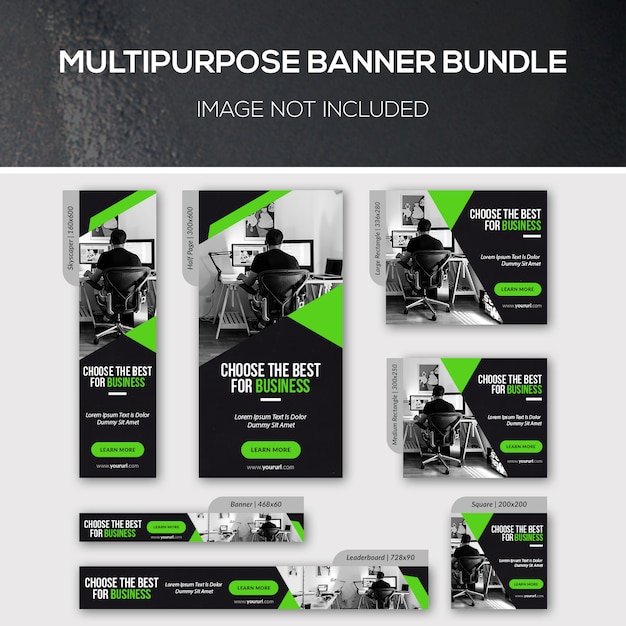 Paquete de banner multipropósito
