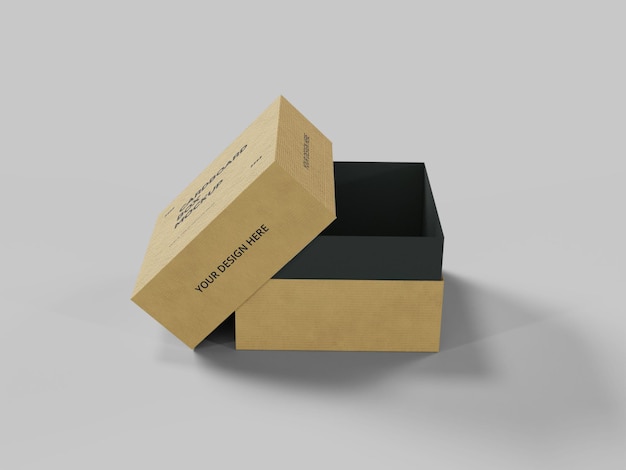 Paquete de caja de manguitos de maqueta