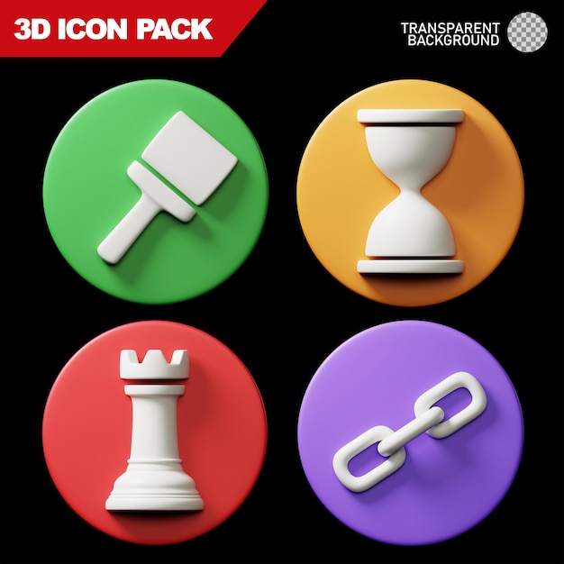 paquete de iconos 3d 18