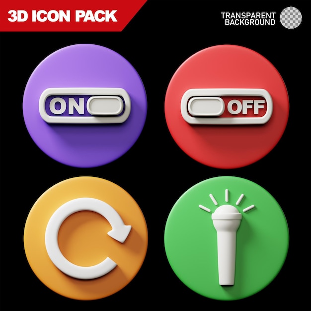 PSD paquete de iconos 3d 21