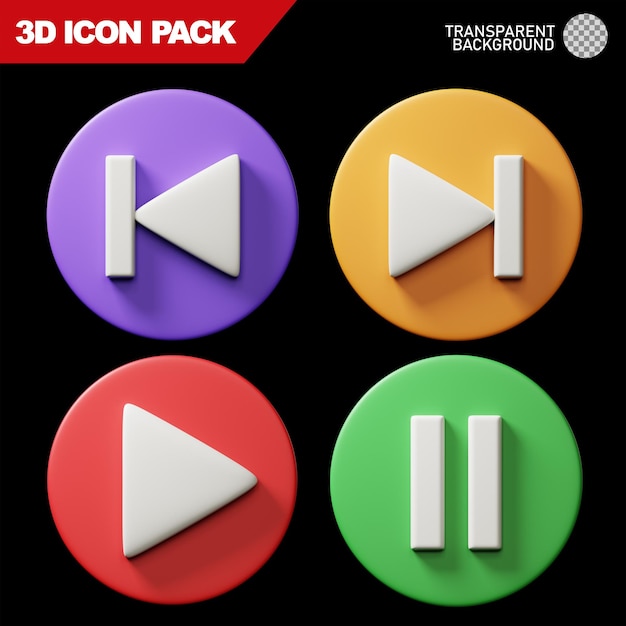 PSD paquete de iconos 3d 22