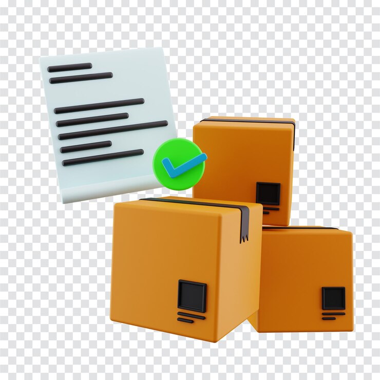 PSD paquete de lista de verificación ilustración 3d