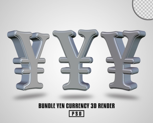 PAQUETE MONEDA 3D RENDER
