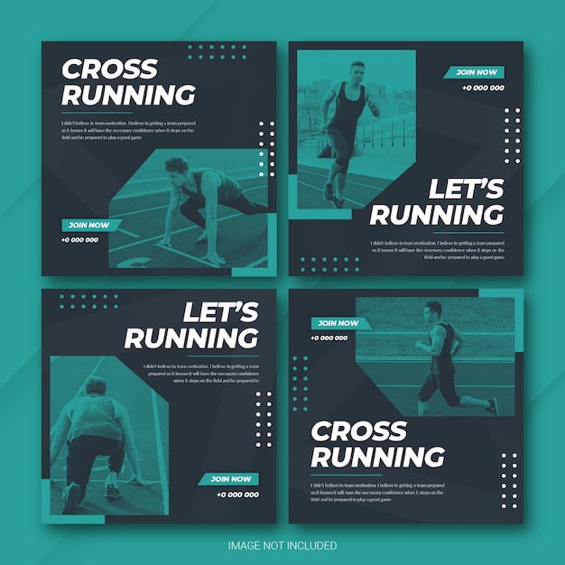 Paquete de publicaciones deportivas de Instagram