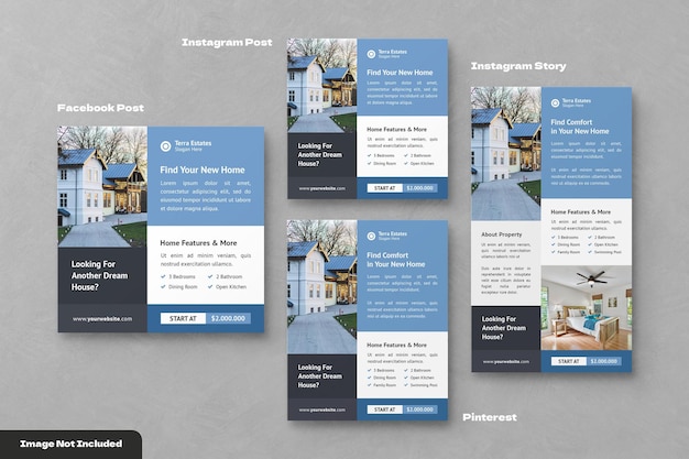 El paquete de redes sociales inmobiliarias