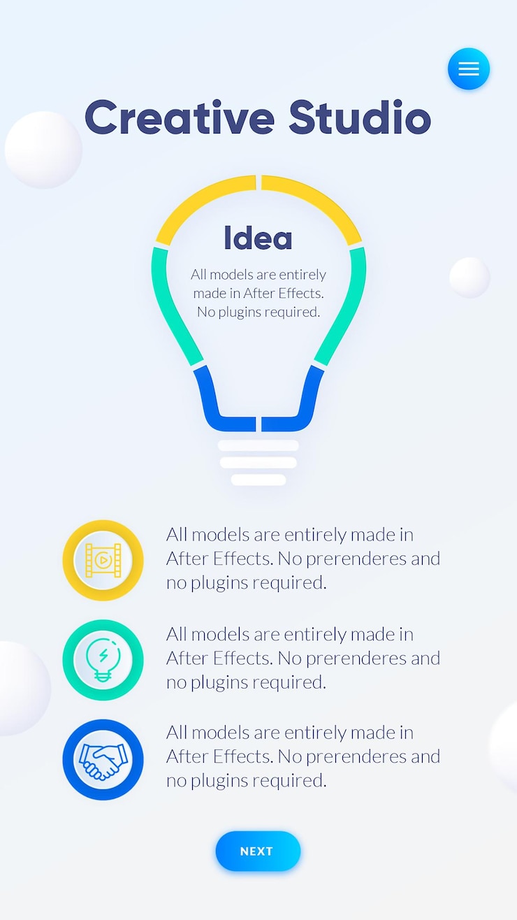 PSD paquete vectorial de cuatro opciones coloridas para infografías
