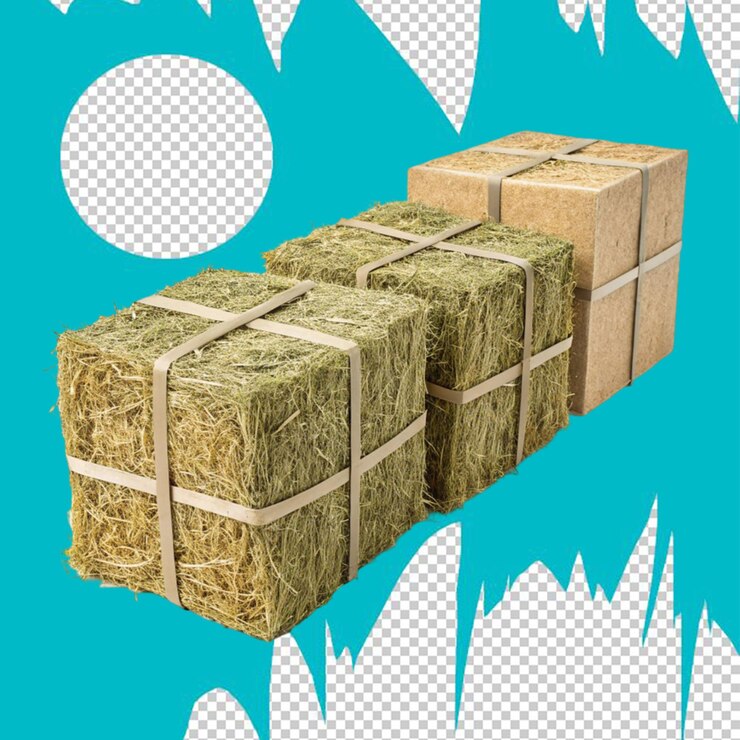 PSD paquetes de cubos de paja