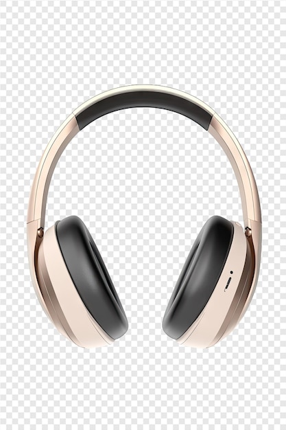 un par de auriculares con un par de negro y plata