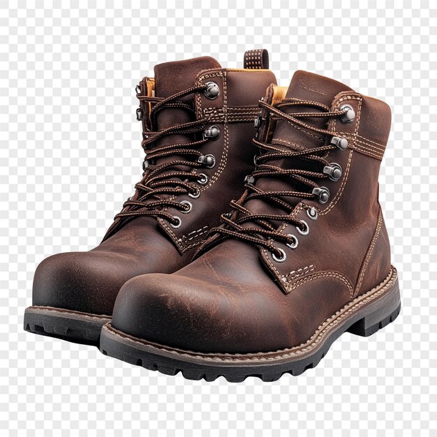 un par de botas marrones con la palabra "botas" en la parte delantera